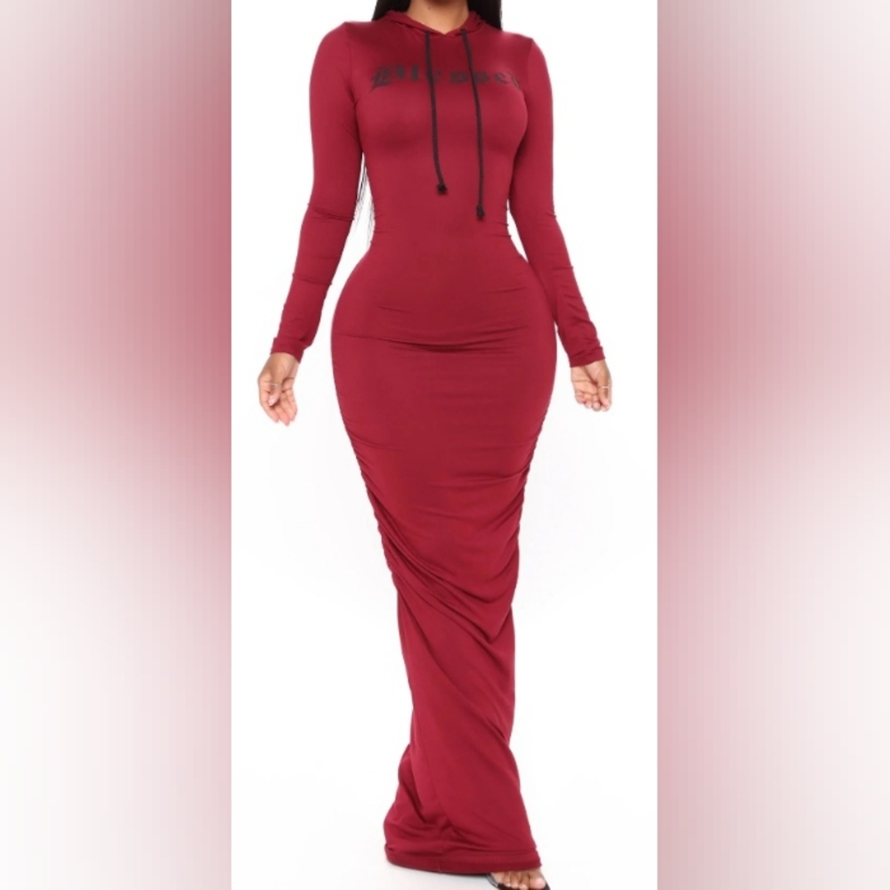 Hoodie Maxi Dress